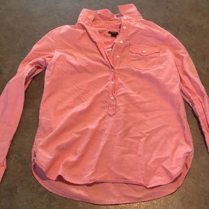 Coral J. Crew button down blouse